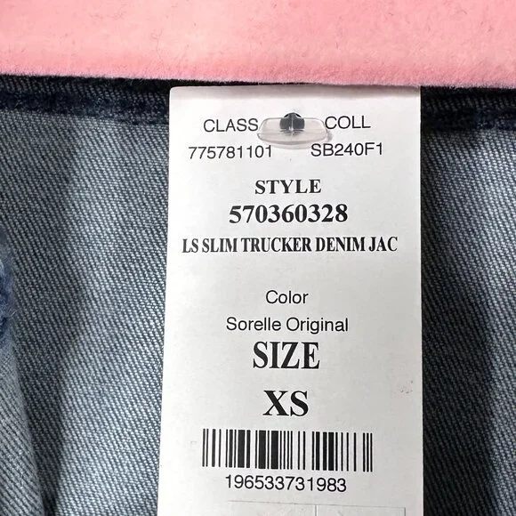 NWT White House Black Market Slim Trucker Denim Jacket Sorelle Original #A1711 - Picture 10 of 12